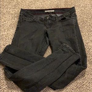 Dark skinny stretchy jeans 27X29